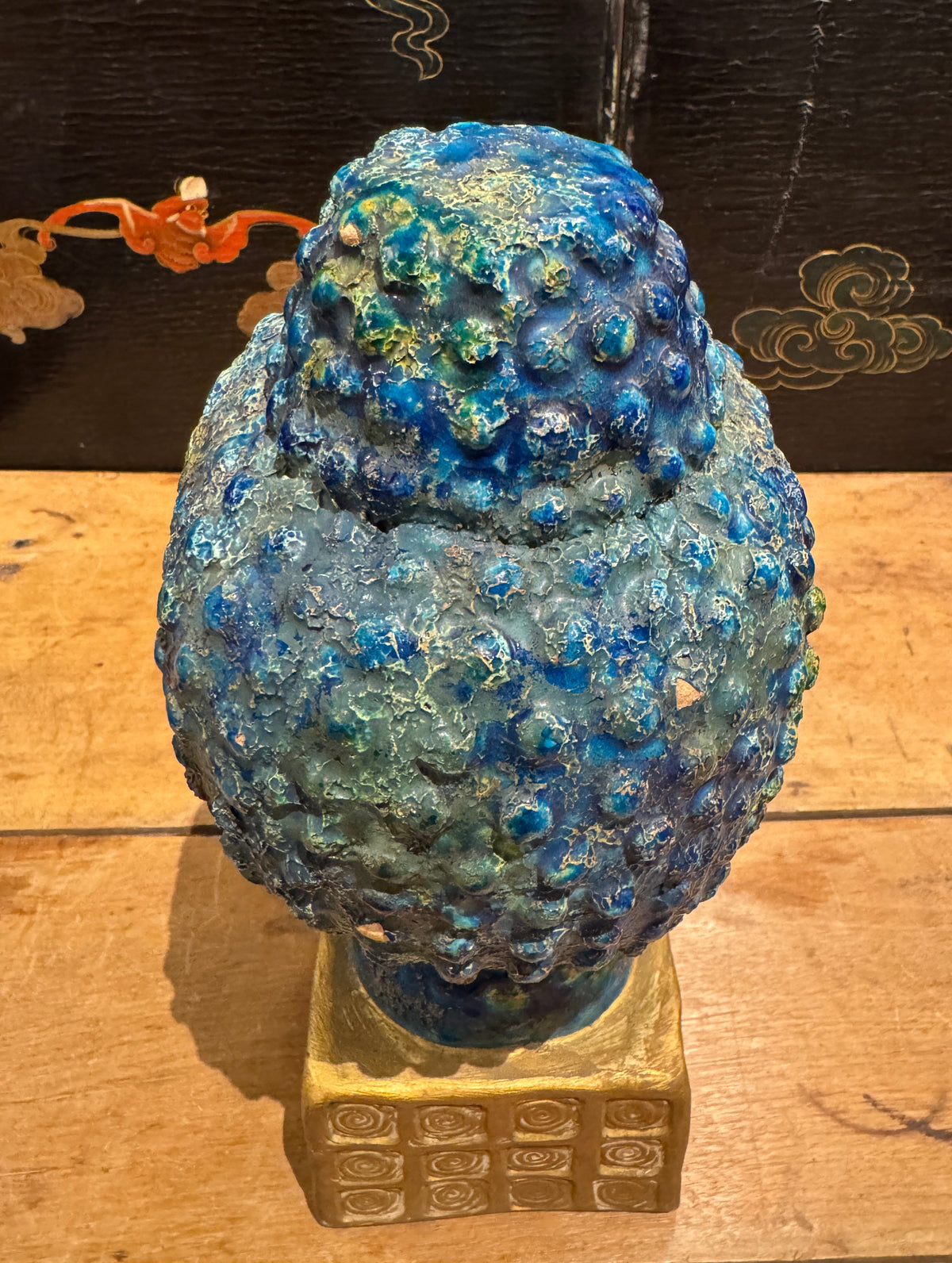 Vintage Bitossi Buddha Ceramic Sculpture