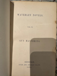 The Waverly Novels by Sir Walter Scott, 25 Volumes