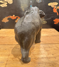 Cast Bronze Elephant Sculpture