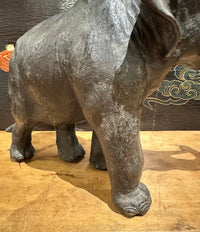Cast Bronze Elephant Sculpture