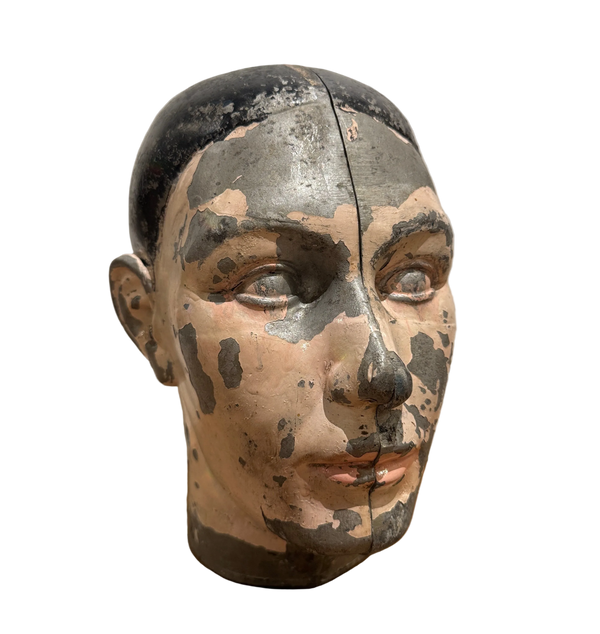 Early 20th Century French Metal Head