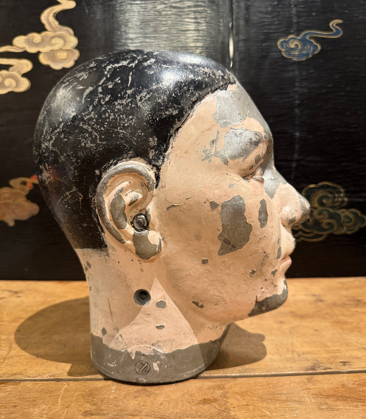 Early 20th Century French Metal Head