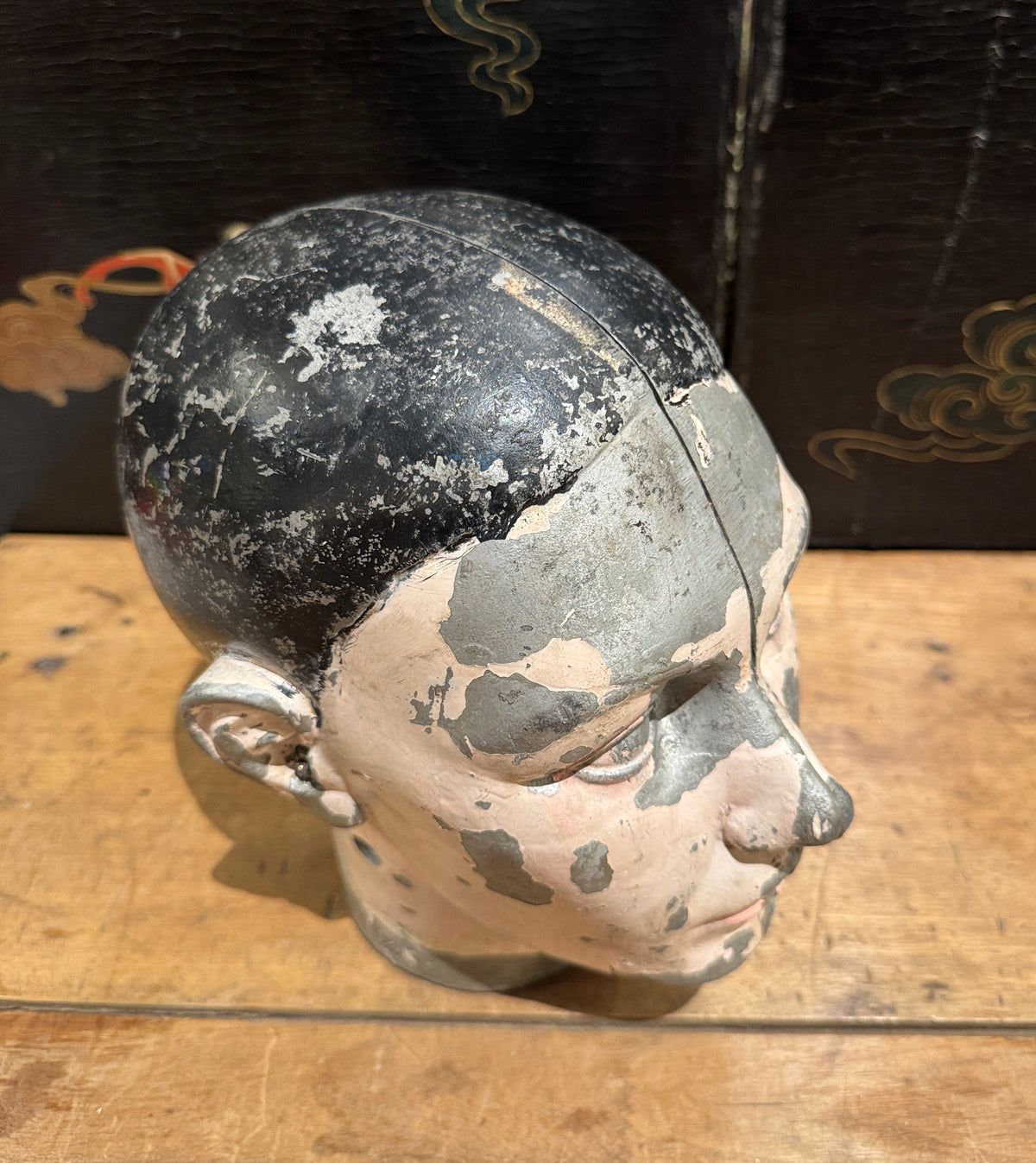 Early 20th Century French Metal Head