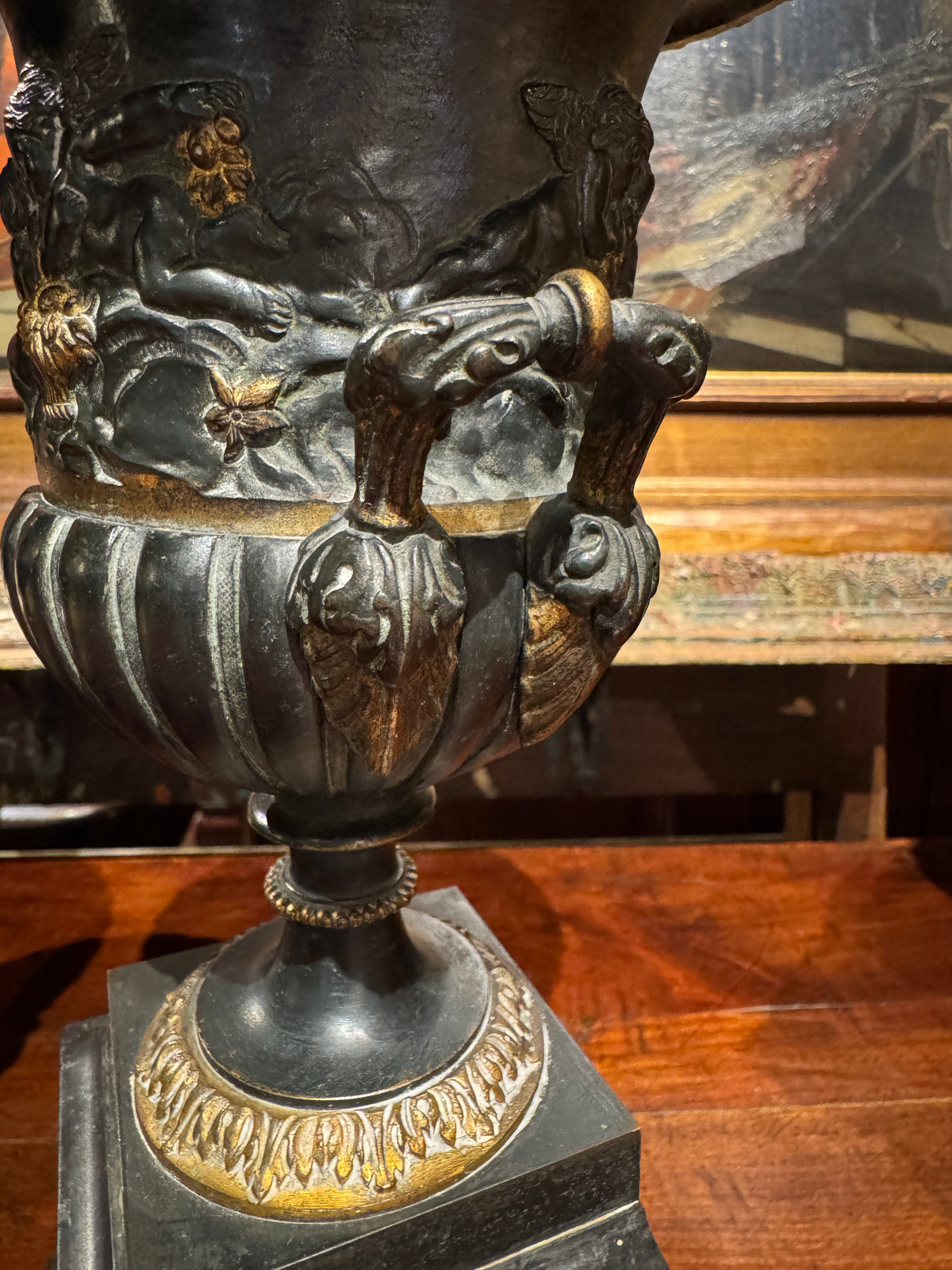 Pair of French Neoclassical Mantle Urns