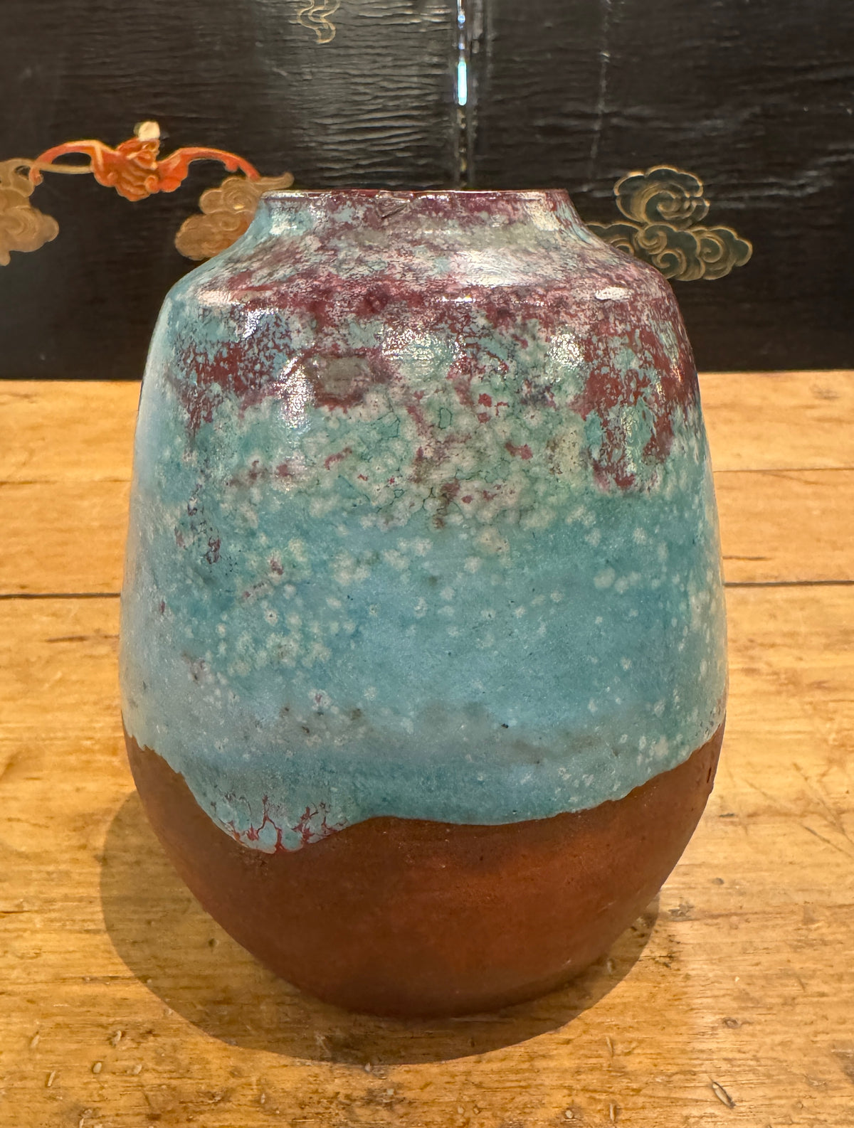 Jugtown Chinese Blue Vase