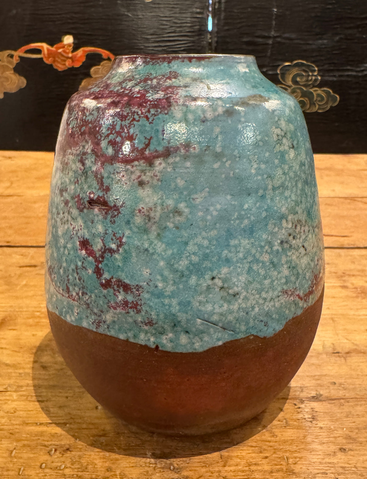 Jugtown Chinese Blue Vase