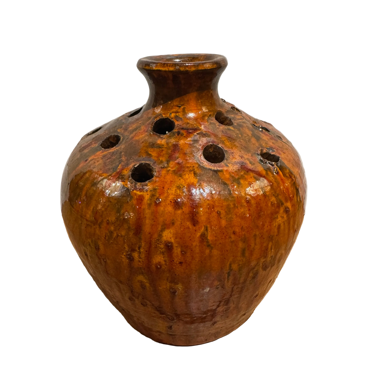 JB Cole Chrome Red Weed Vase