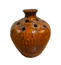 JB Cole Chrome Red Weed Vase