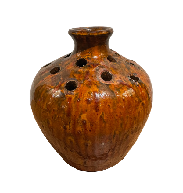 JB Cole Chrome Red Weed Vase