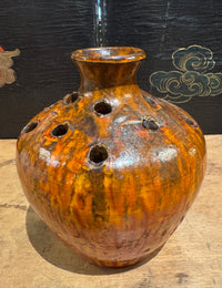 JB Cole Chrome Red Weed Vase