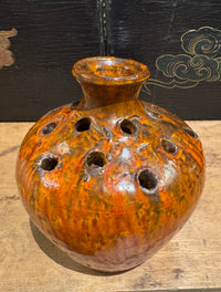 JB Cole Chrome Red Weed Vase