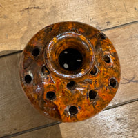 JB Cole Chrome Red Weed Vase