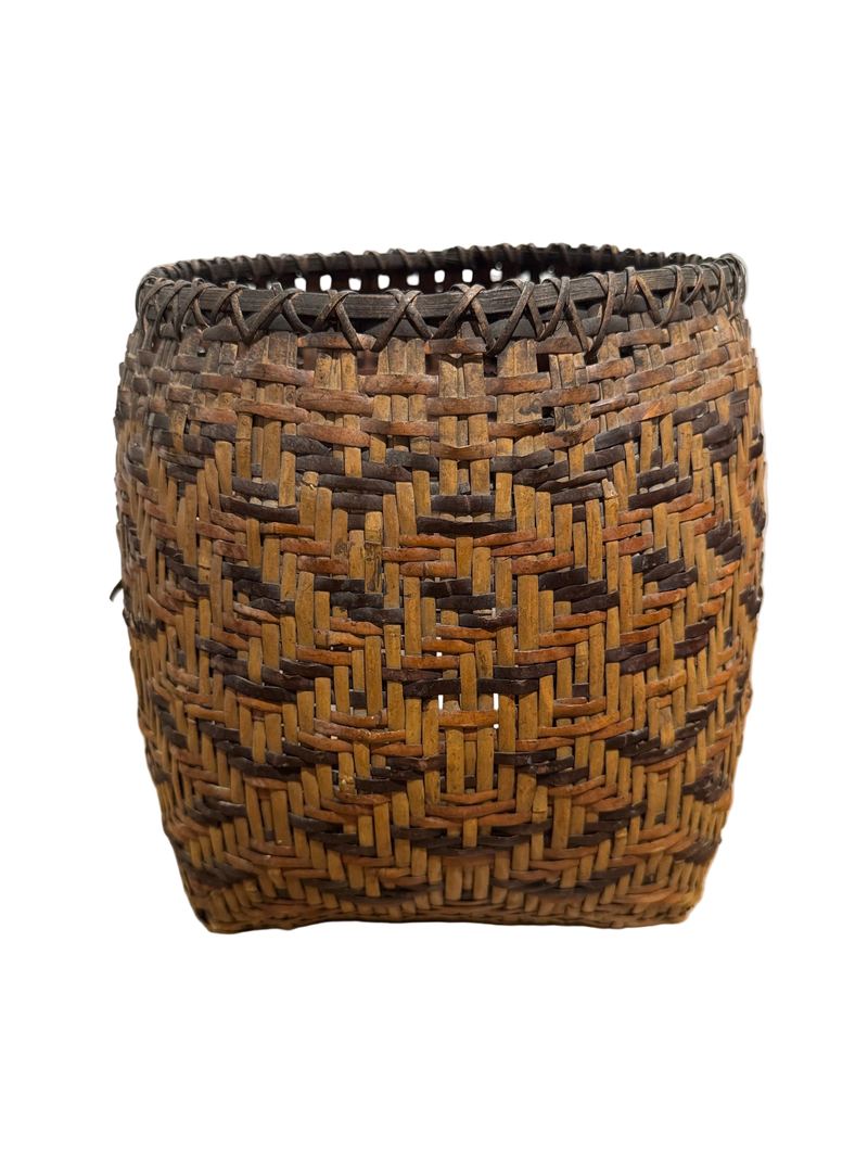Early 20th Century Cherokee Rivercane Basket