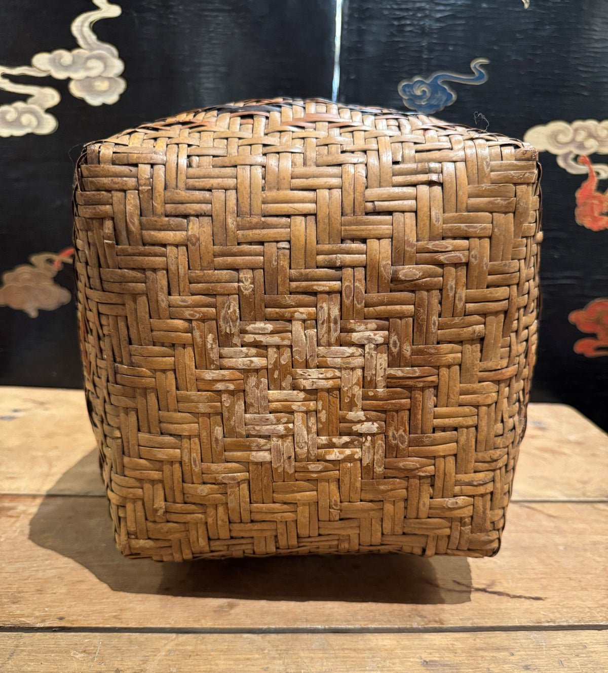 Early 20th Century Cherokee Rivercane Basket