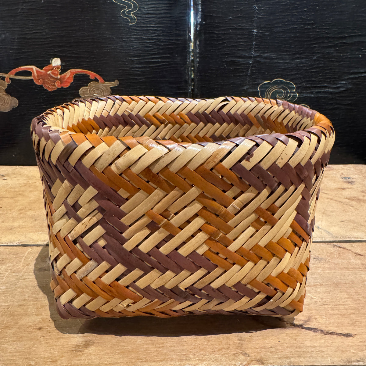 Double Weave Cherokee Basket