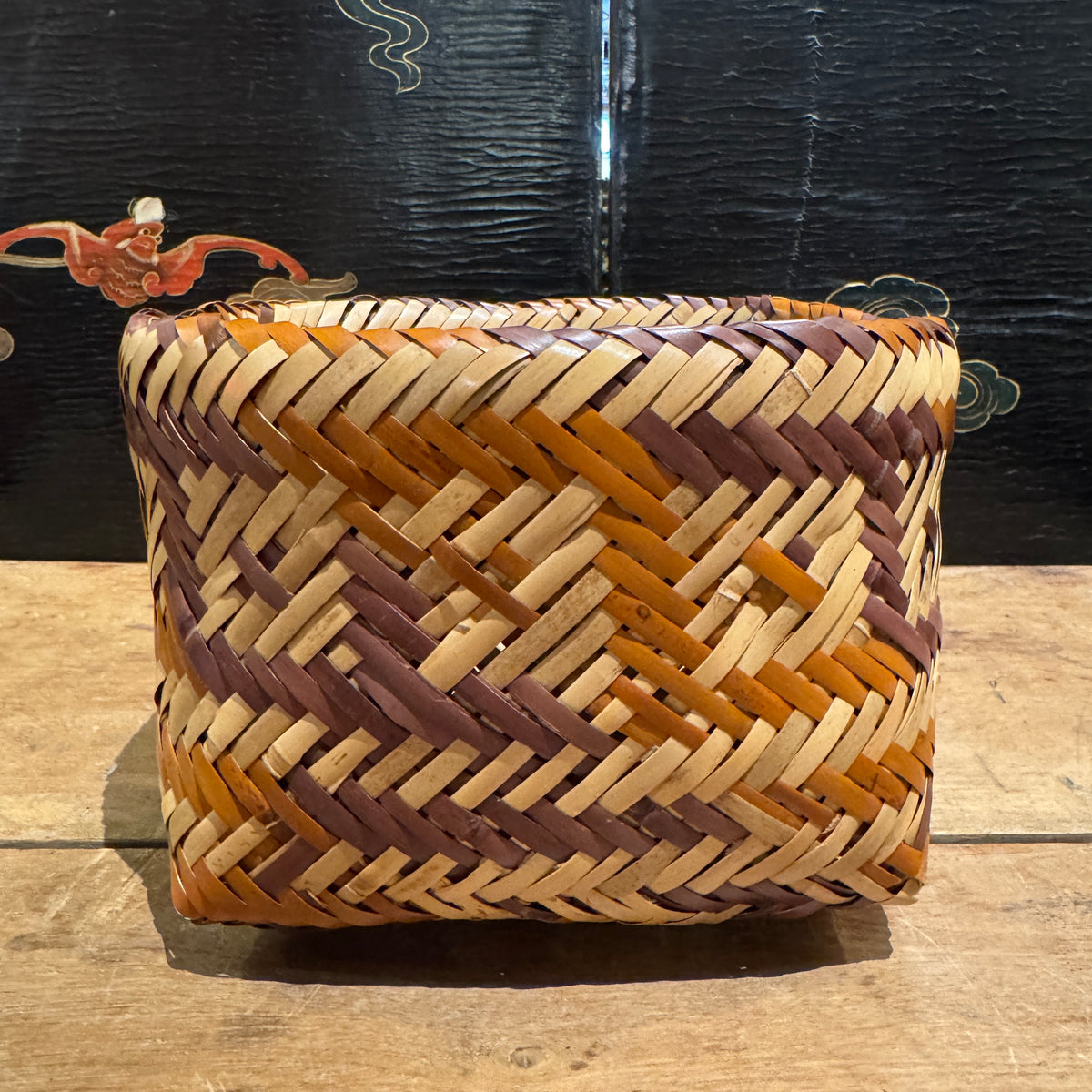 Double Weave Cherokee Basket