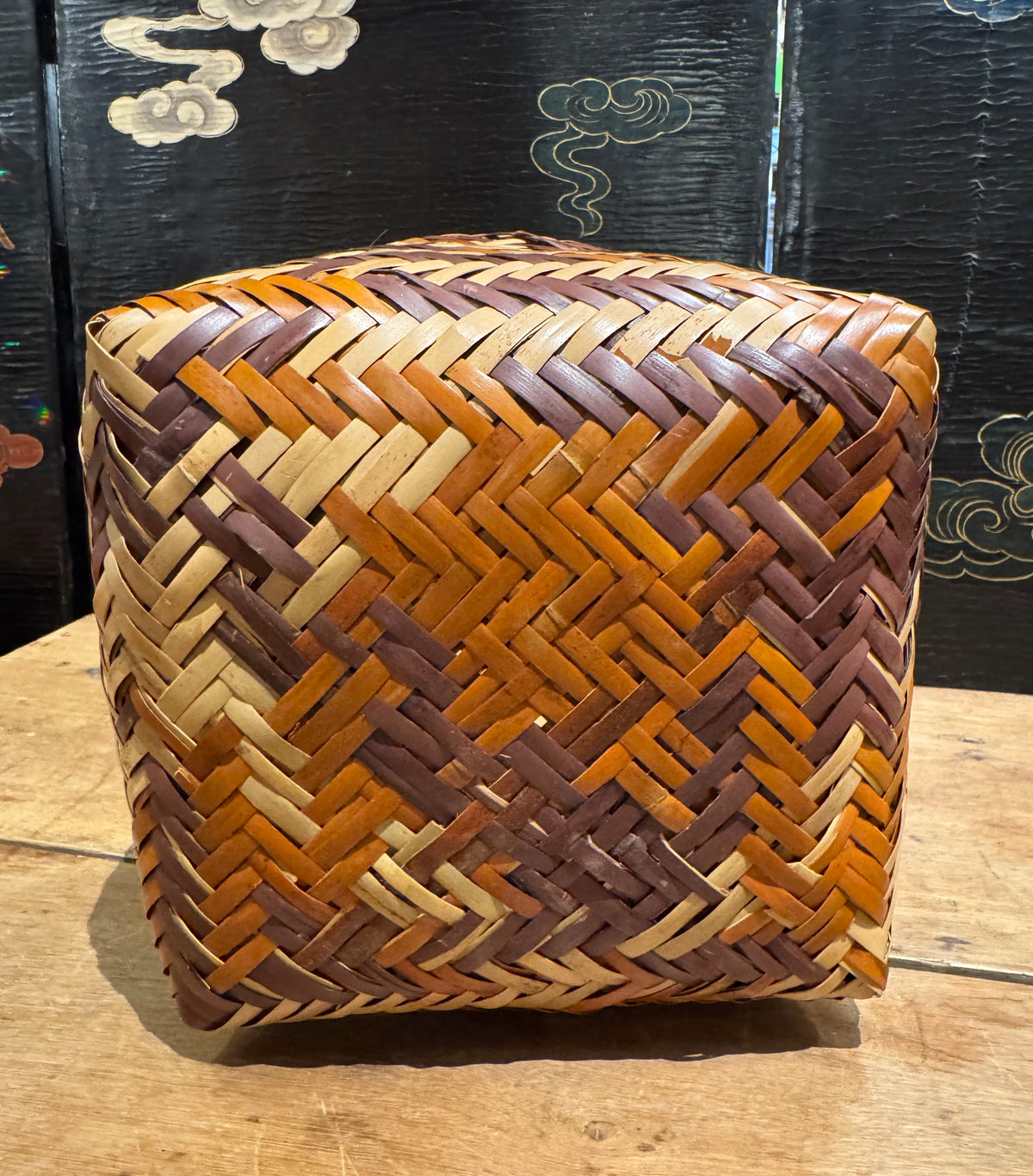 Double Weave Cherokee Basket