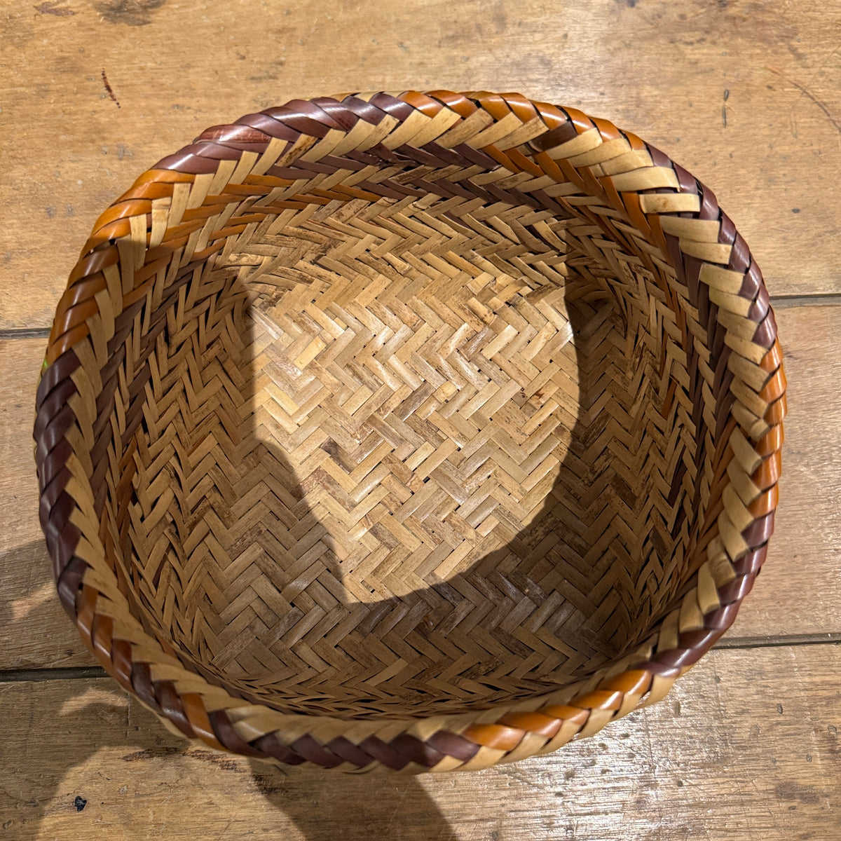 Double Weave Cherokee Basket