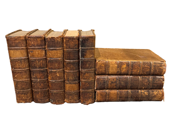 Group of 8 Leather Volumes, The History of England, 18th Century