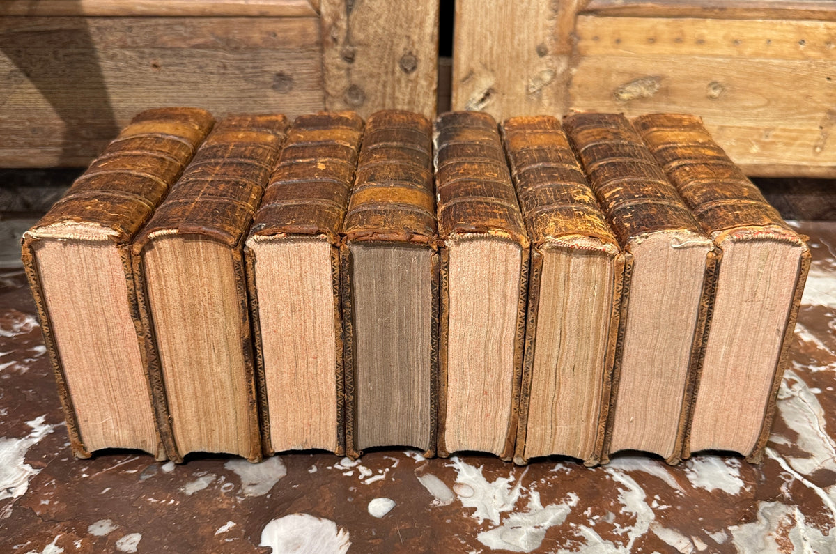 Group of 8 Leather Volumes, The History of England, 18th Century