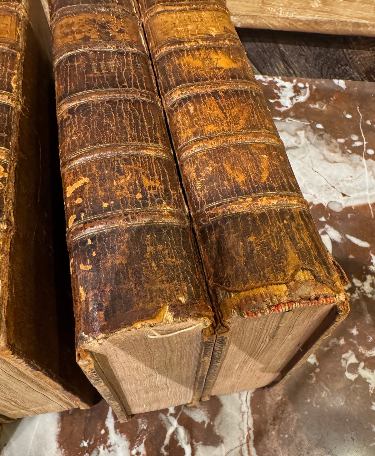 Group of 8 Leather Volumes, The History of England, 18th Century