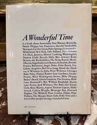 A Wonderful Time An Intimate Portrait of the Good Life, First Edition, Slim Aarons, 1974