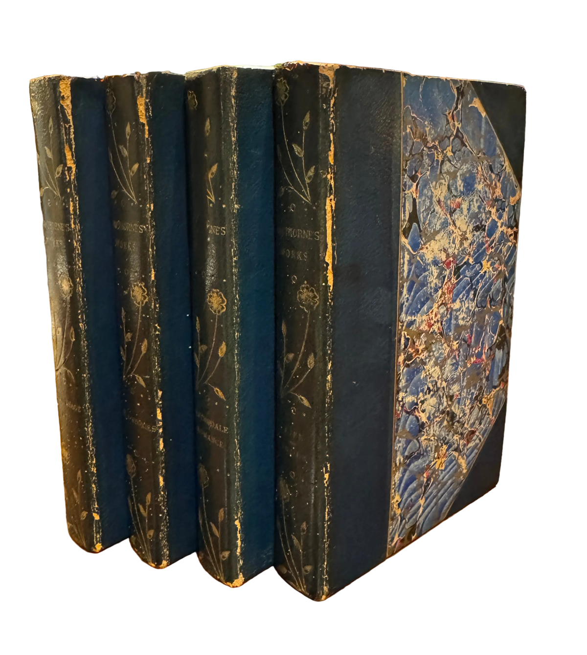 Hawthorne's Works, 4 Associated Volumes, Late 19th Century