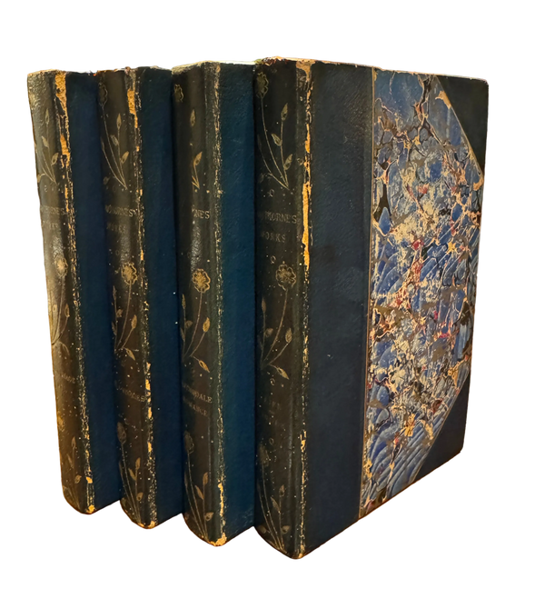 Hawthorne's Works, 4 Associated Volumes, Late 19th Century