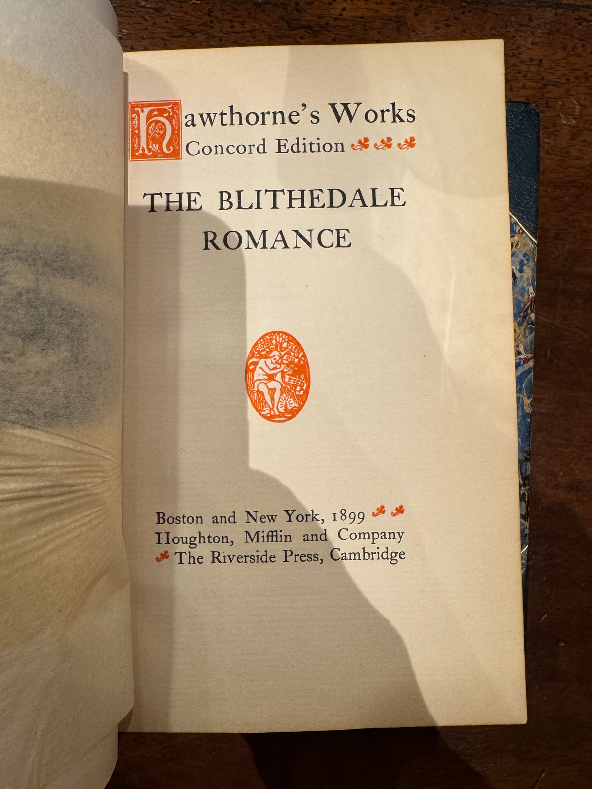 Hawthorne's Works, 4 Associated Volumes, Late 19th Century
