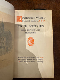 Hawthorne's Works, 4 Associated Volumes, Late 19th Century