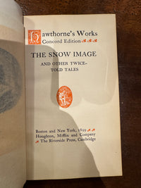 Hawthorne's Works, 4 Associated Volumes, Late 19th Century