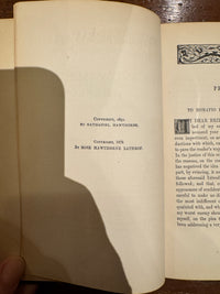 Hawthorne's Works, 4 Associated Volumes, Late 19th Century