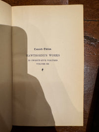 Hawthorne's Works, 4 Associated Volumes, Late 19th Century