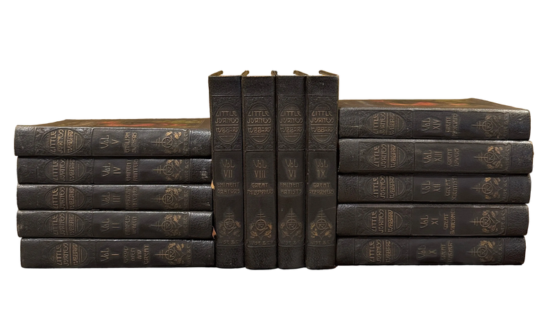 Little Journeys To The Homes Of The Great by Elbert Hubbard, Full 14 Volume Set