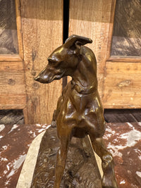 Pierre-Jules Mene 19th Century Bronze Whippet