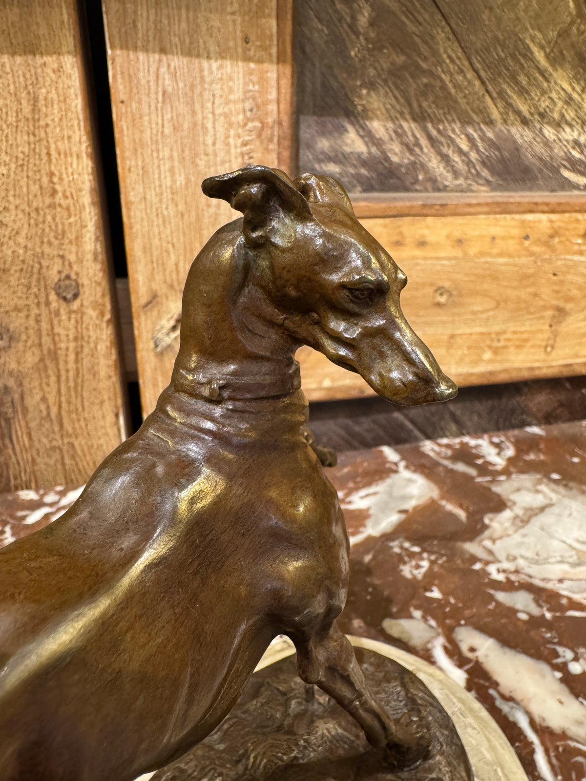 Pierre-Jules Mene 19th Century Bronze Whippet