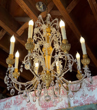 Italian Giltwood Chandelier