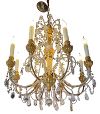 Italian Giltwood Chandelier