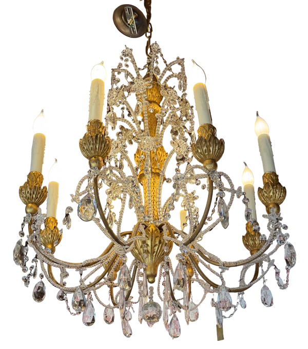 Italian Giltwood Chandelier