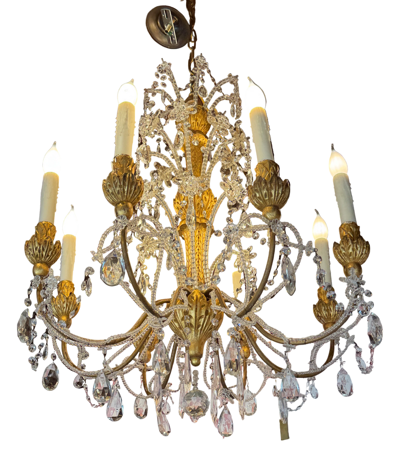 Italian Giltwood Chandelier