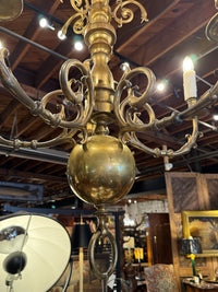 Dutch Baroque Style Bronze Chandelier