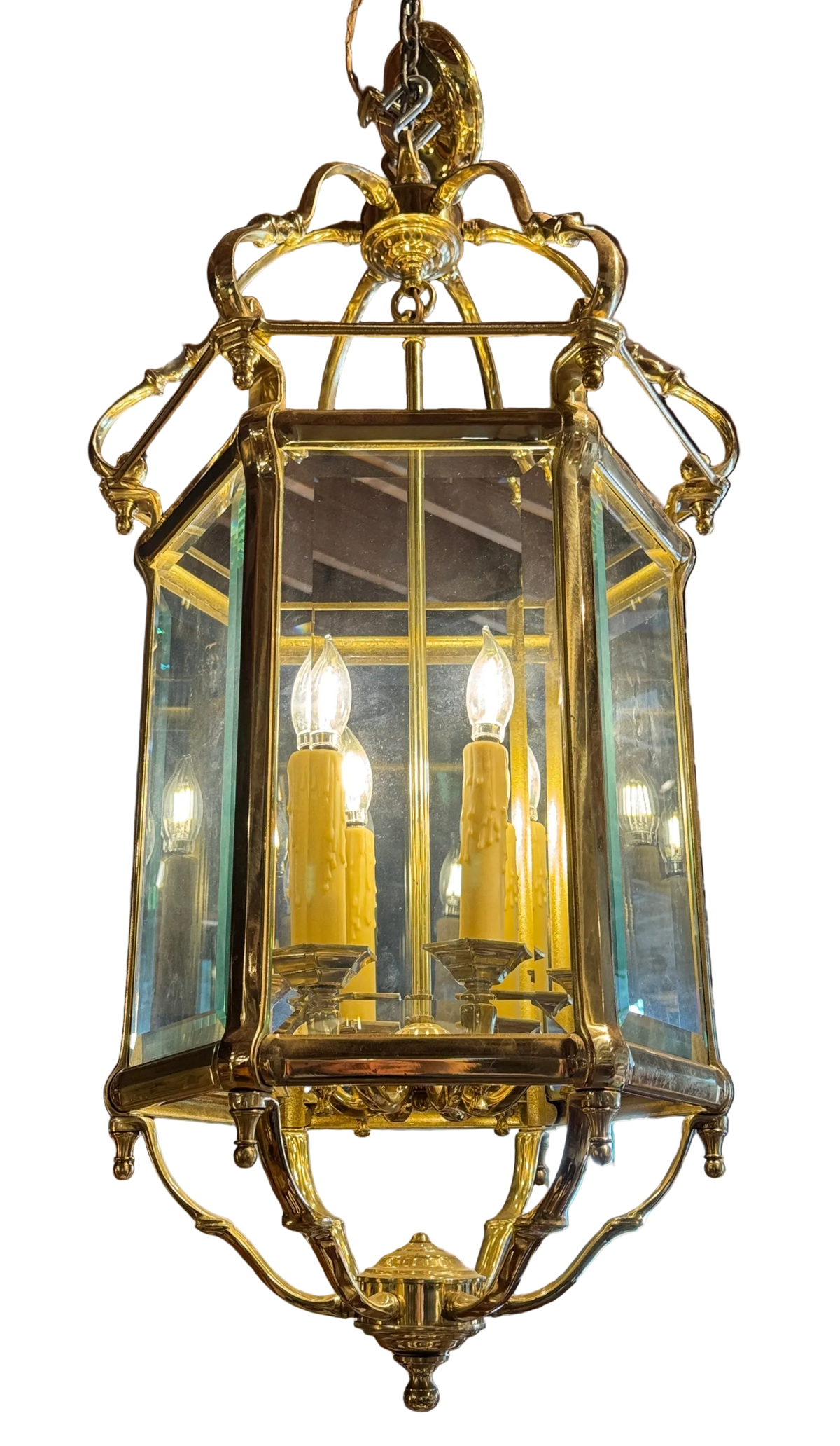 Georgian Style Brass Lantern