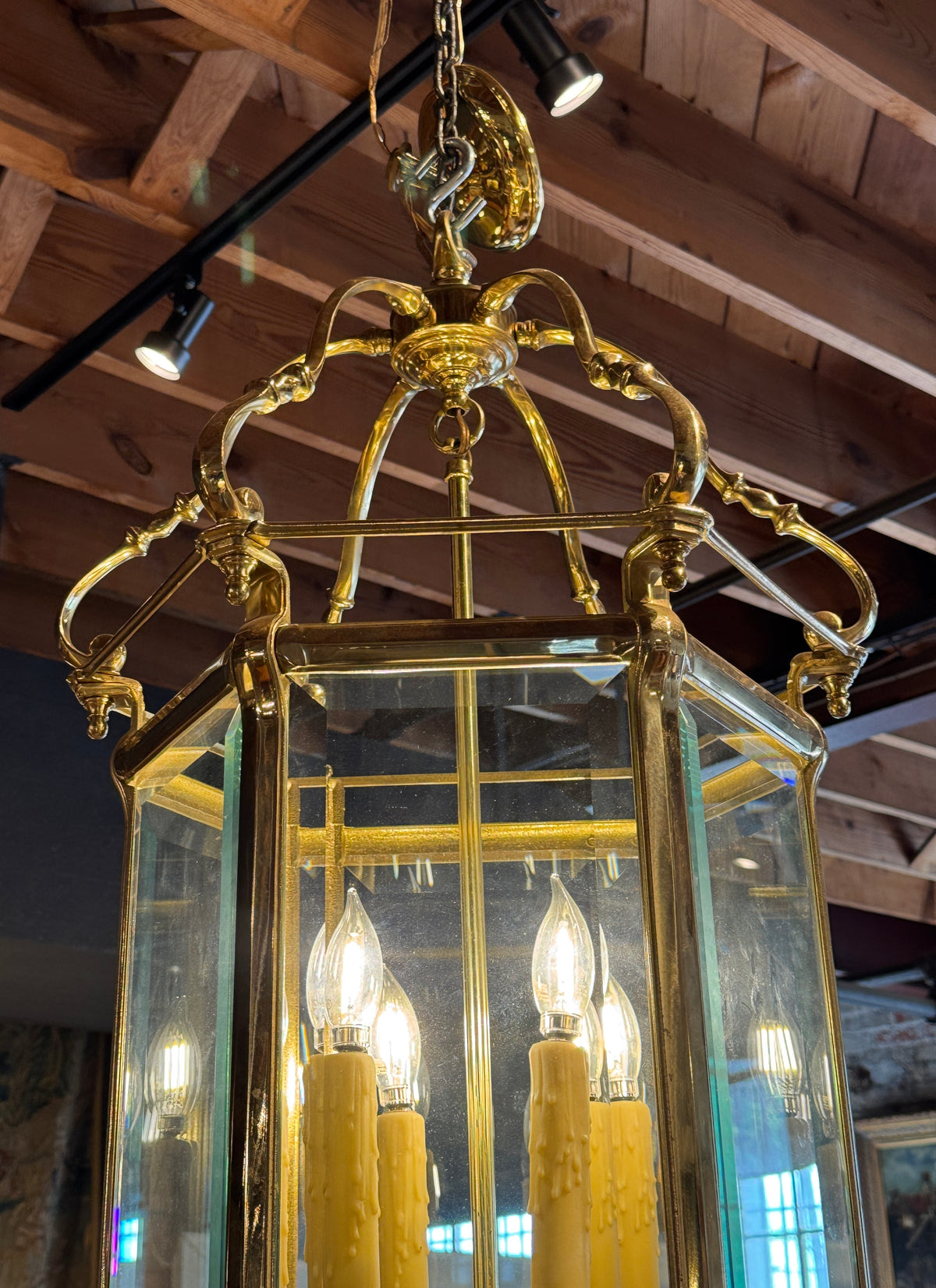 Georgian Style Brass Lantern