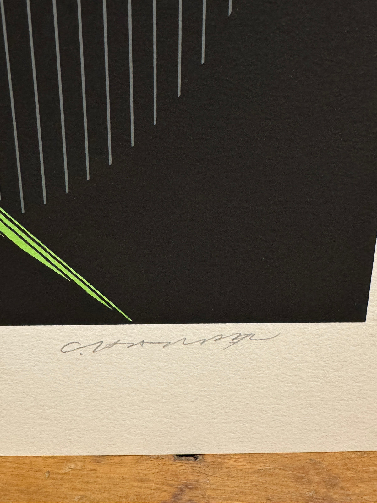 Charley Harper Serigraph on Paper, “Cornprone”