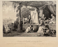 "Destroying The Chrysalides And Reeling Coccoons," Engraving After Thomas Allom
