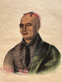 McKenney and Hall Lithograph Portrait, "Thayendangea"