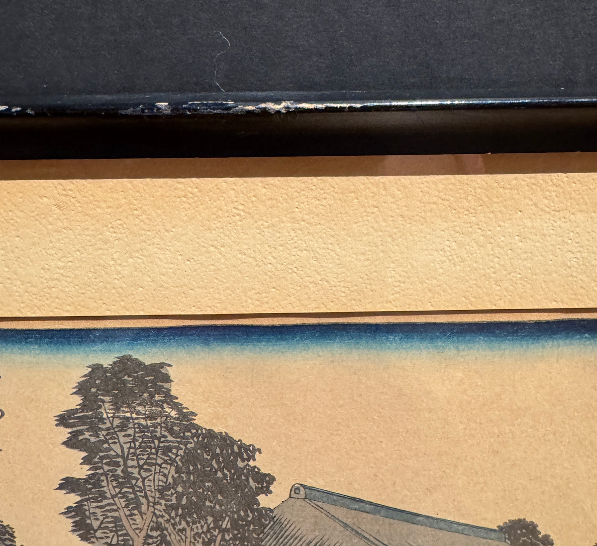 Japanese Woodblock Print From the Fifty-Three Stations, Narumi Station