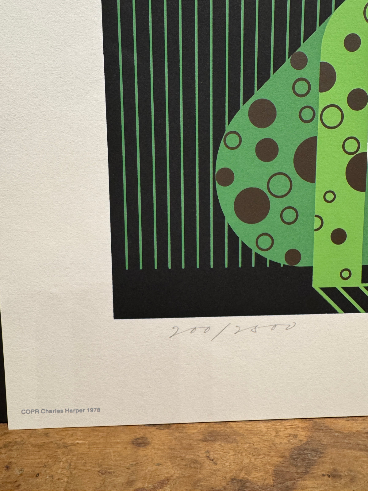 Charley Harper Serigraph, "Frog Eat Frog"
