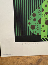 Charley Harper Serigraph, "Frog Eat Frog"