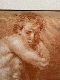 Old Master Drawing of Nude Attributed to Gaetano Gandolfi